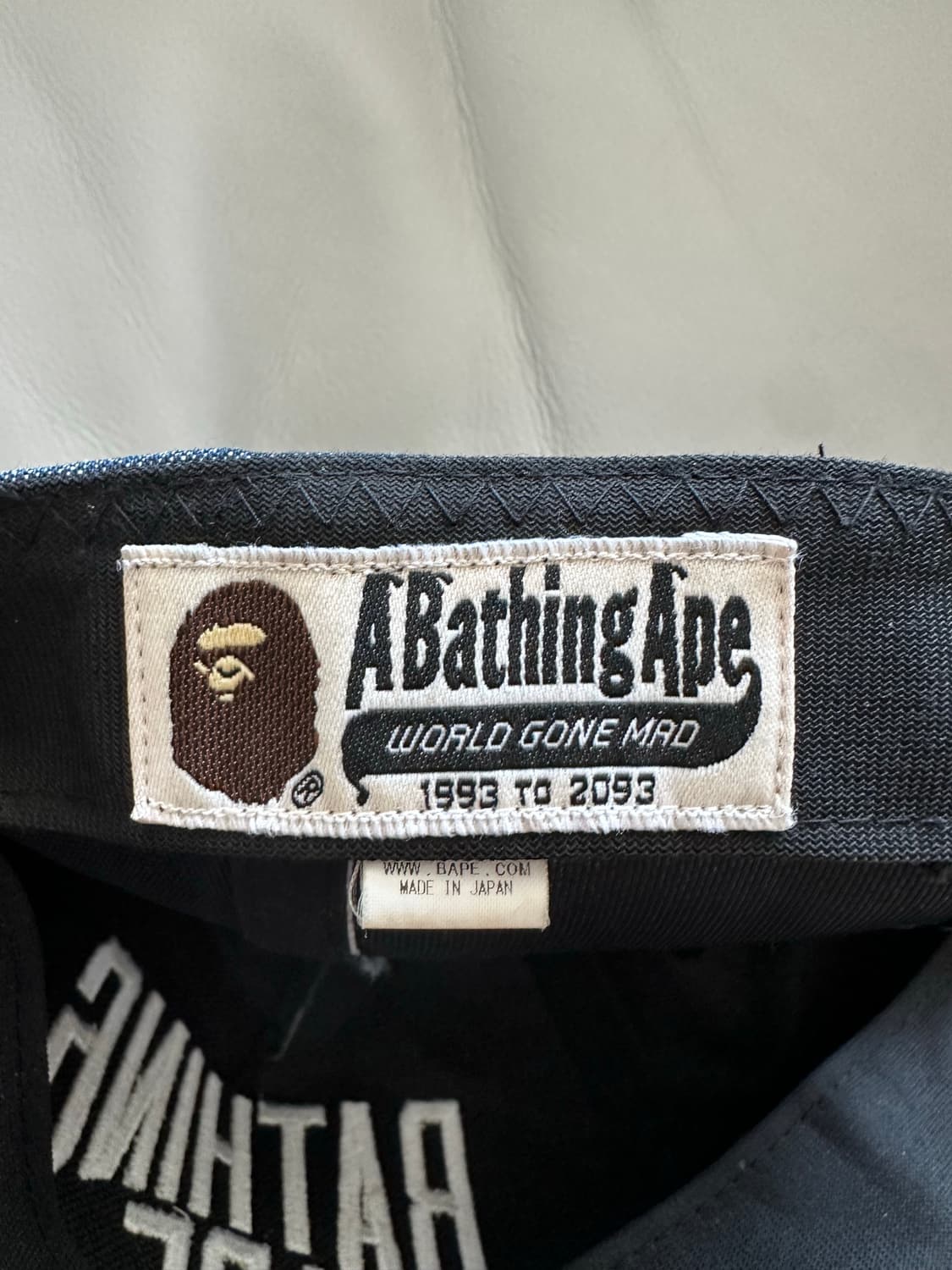 베이프 데님 스냅백 모자 캡 상품이미지4