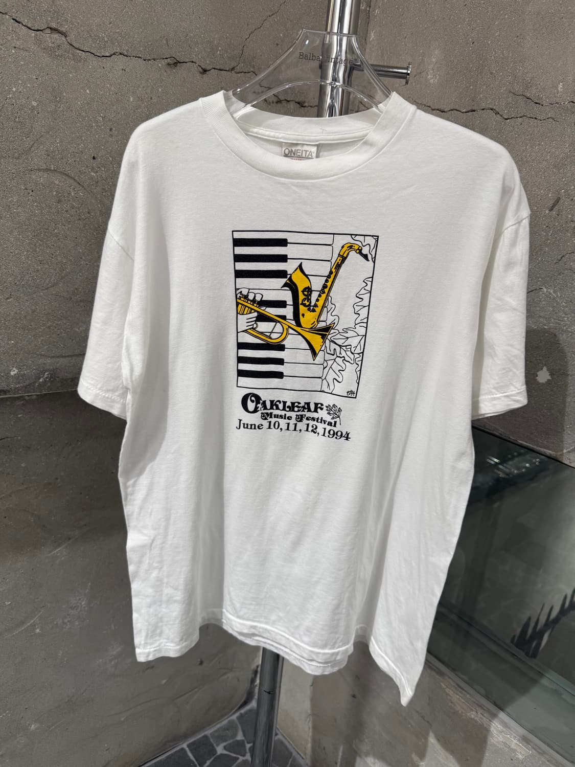 90s USA Oneita 싱글 스티치 티셔츠 상품이미지1