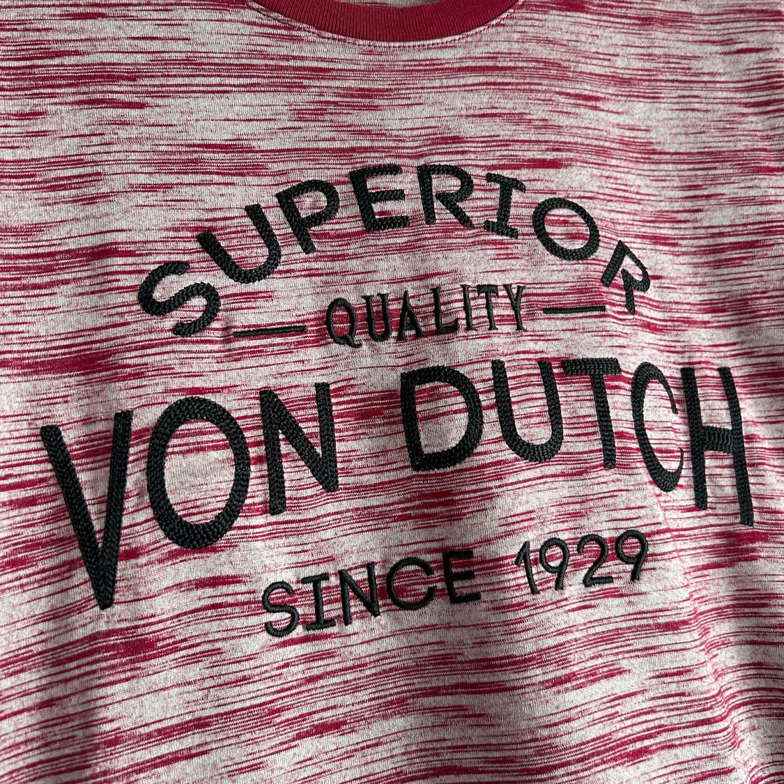 Von Dutch Red Stripe T-Shirts 상품이미지3