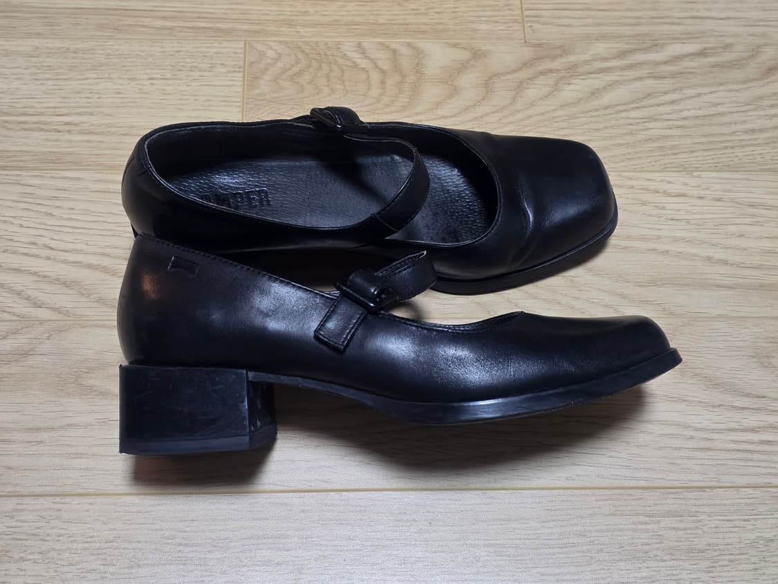 캠퍼 비브람 블록 힐 메리제인 슈즈 38 상품이미지5