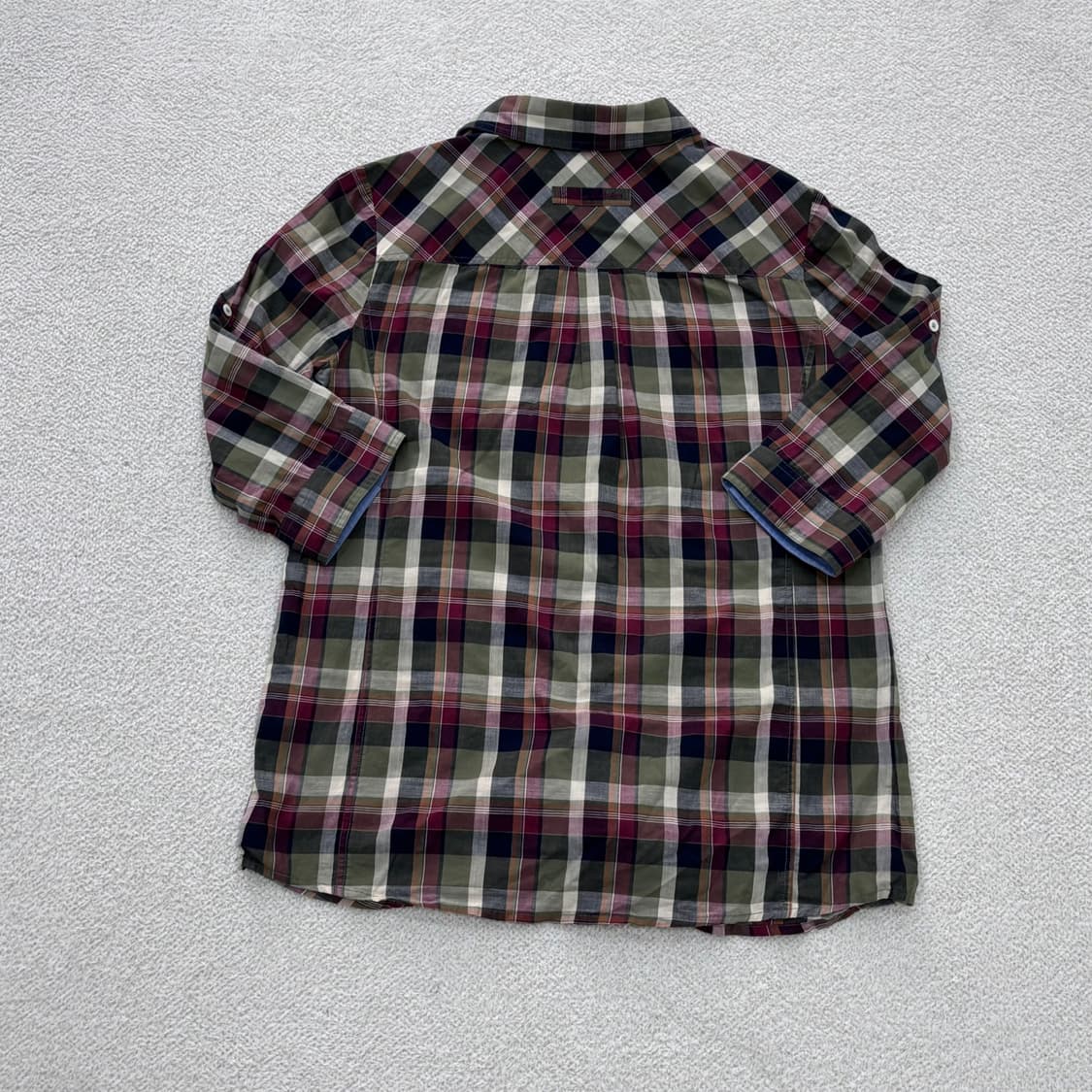 90 헤지스 투포켓 체크 패턴 셔츠 0416E 상품이미지2