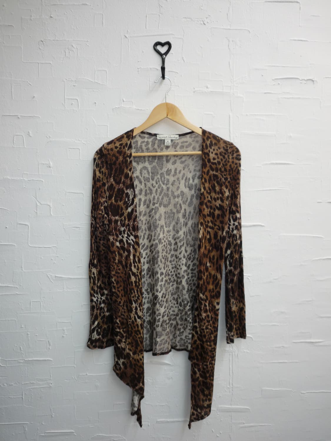 Leopard slim fit cardigan 상품이미지4