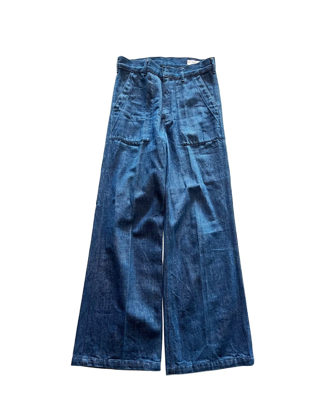 HYKE indigo denim flare pants 상품이미지1