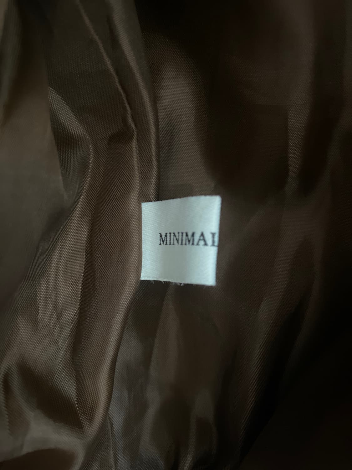 미니멀 프로젝트 브라운 레더 자켓 상품이미지6