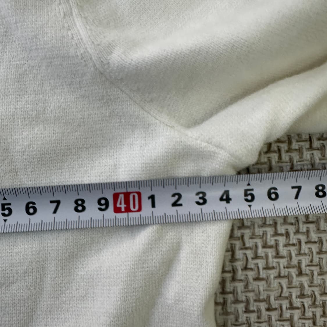 XS 타미힐피거 화이트 니트 탑 0408D 상품이미지5