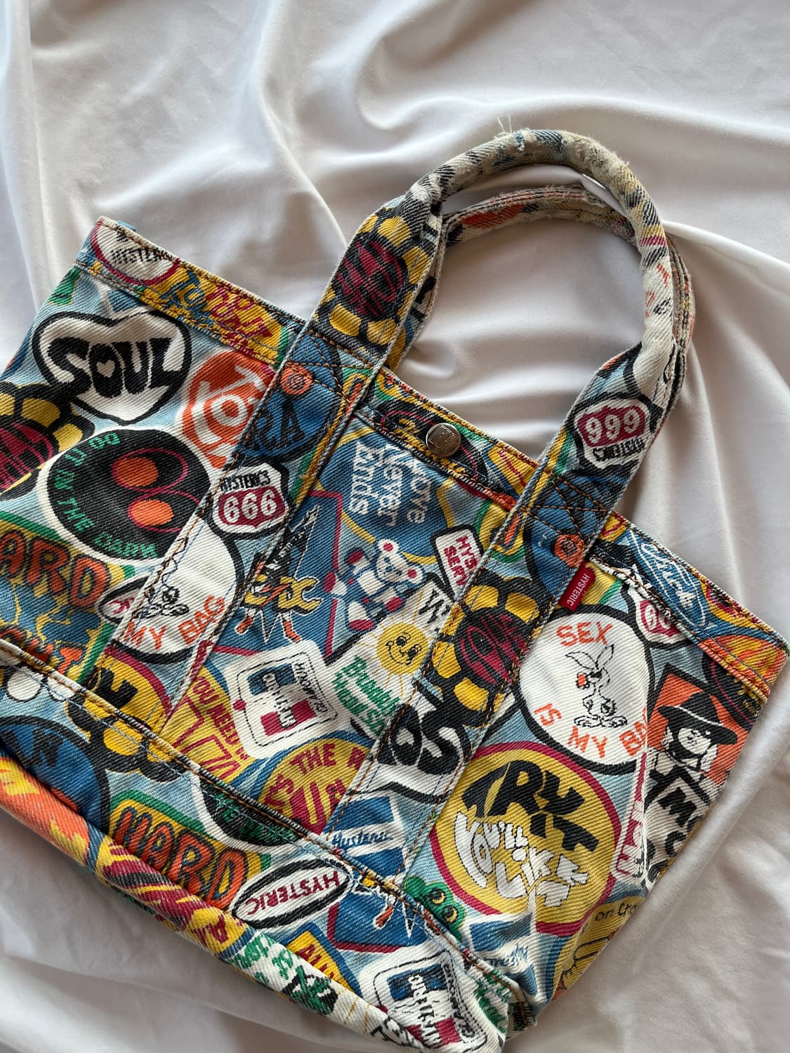 (초레어)히스테릭 글래머 아카이브 데님 토트백 가방 상품이미지2