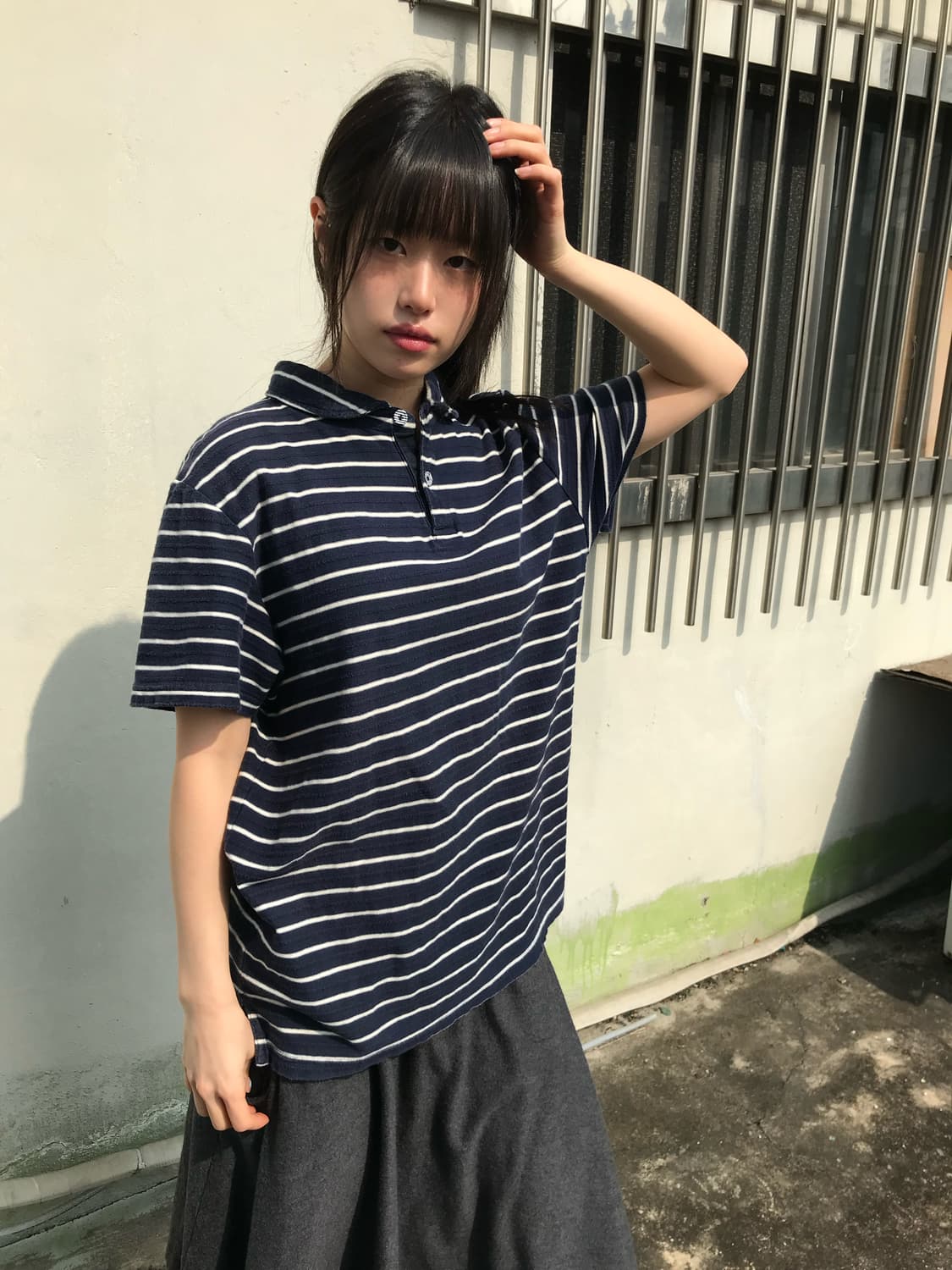 5th Corner 스트라이프 폴로티 상품이미지4