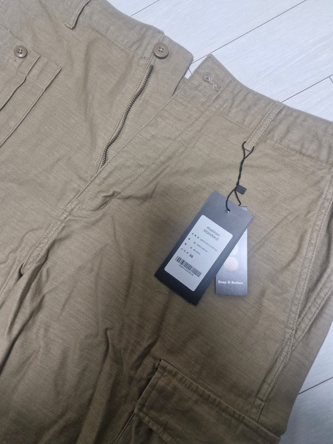 무탠다드 백사틴  카고 팬츠 36 상품이미지1