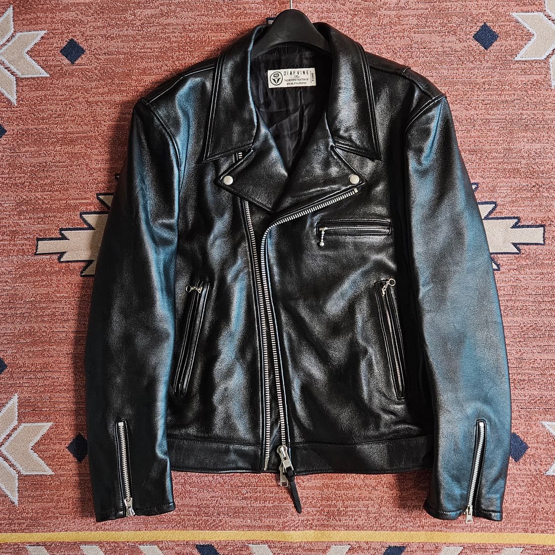 디아프바인 램스킨 라이더 자켓 상품이미지1