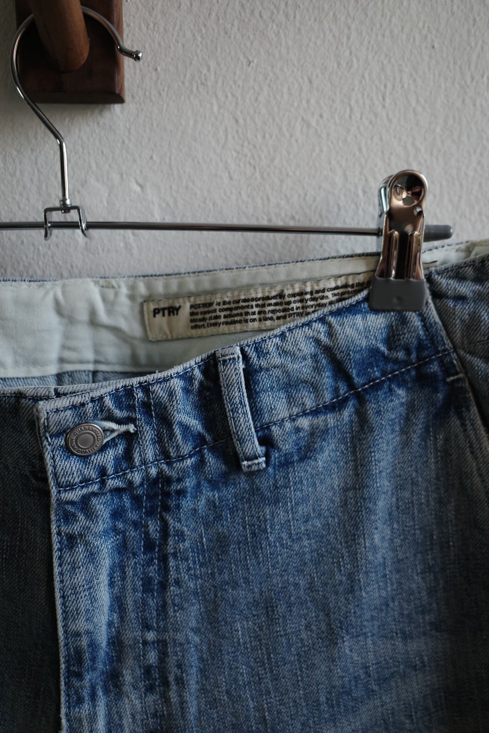 포터리 와이드 데님 팬츠 상품이미지5