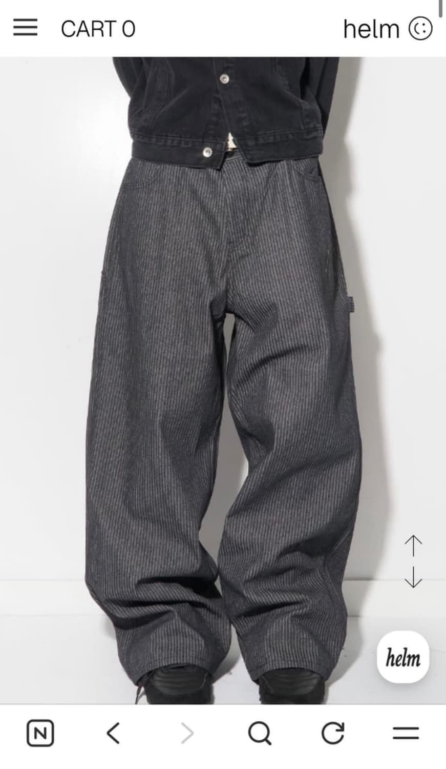 Helm 스프라이트 데님팬츠 m 상품이미지1