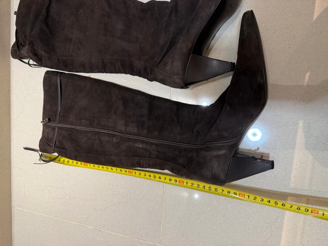 Mine 마인 스웨이드 롱부츠 240 구두 부츠 워커 여자신발 한섬 상품이미지2