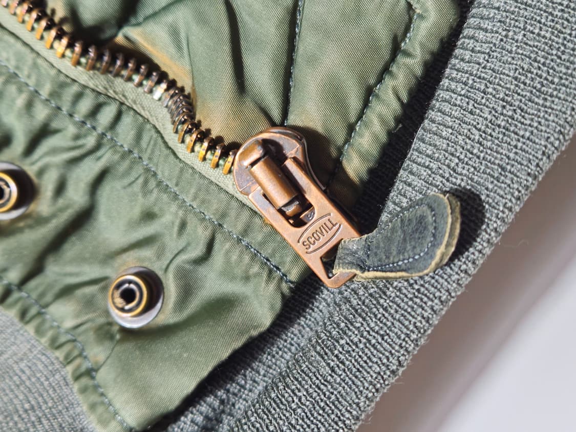 1970's 오리지널 N2B 플라이트 자켓 울파일 M 상품이미지6