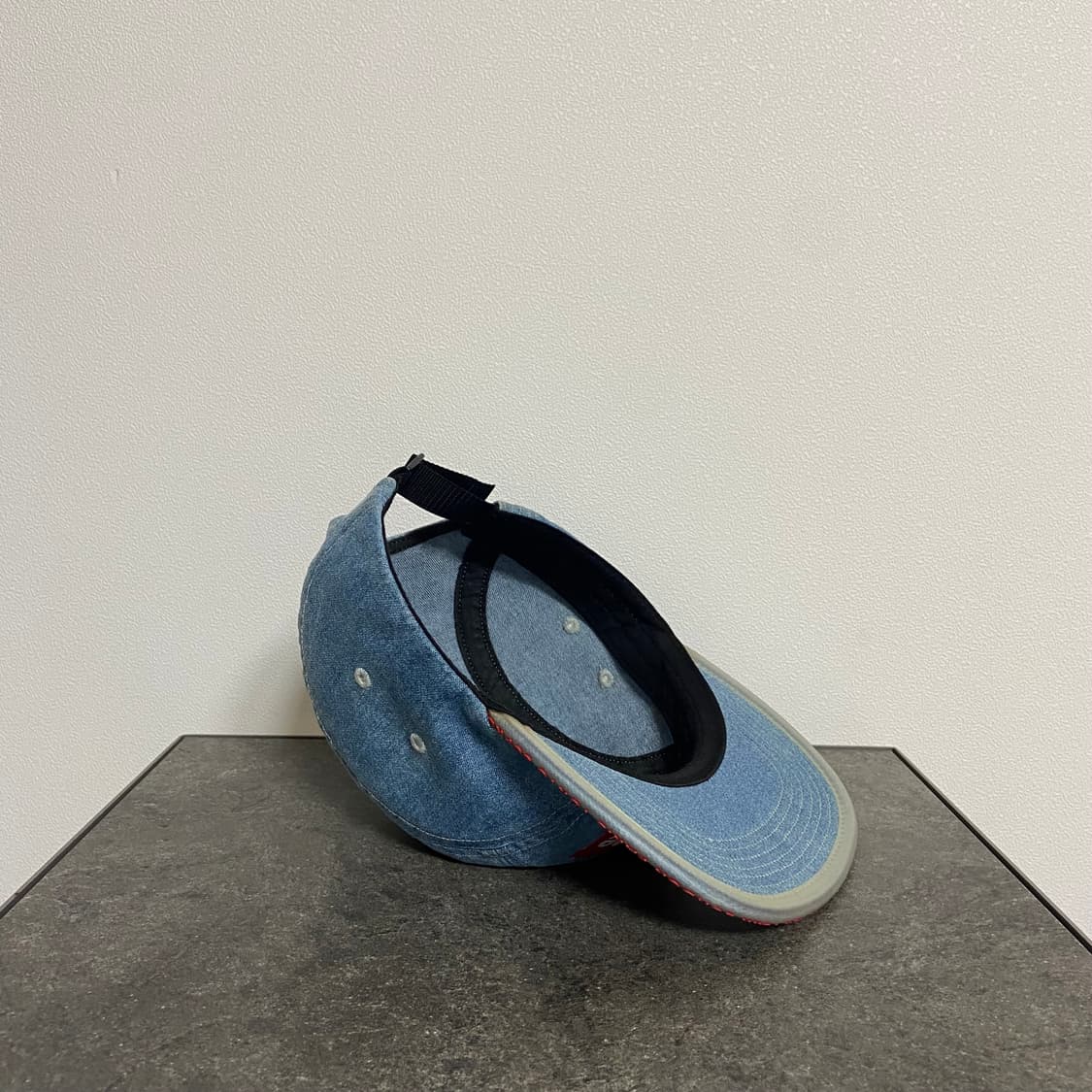 (OS) 슈프림 박스로고 캠프캡 모자 워시드 데님 상품이미지7