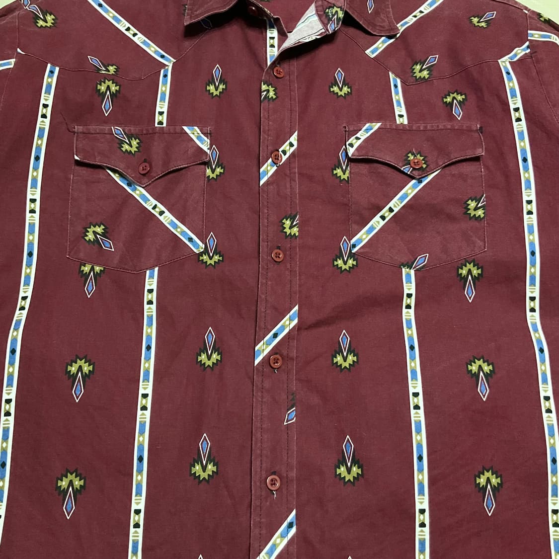 빈티지 나바호 패턴 셔츠 상품이미지3