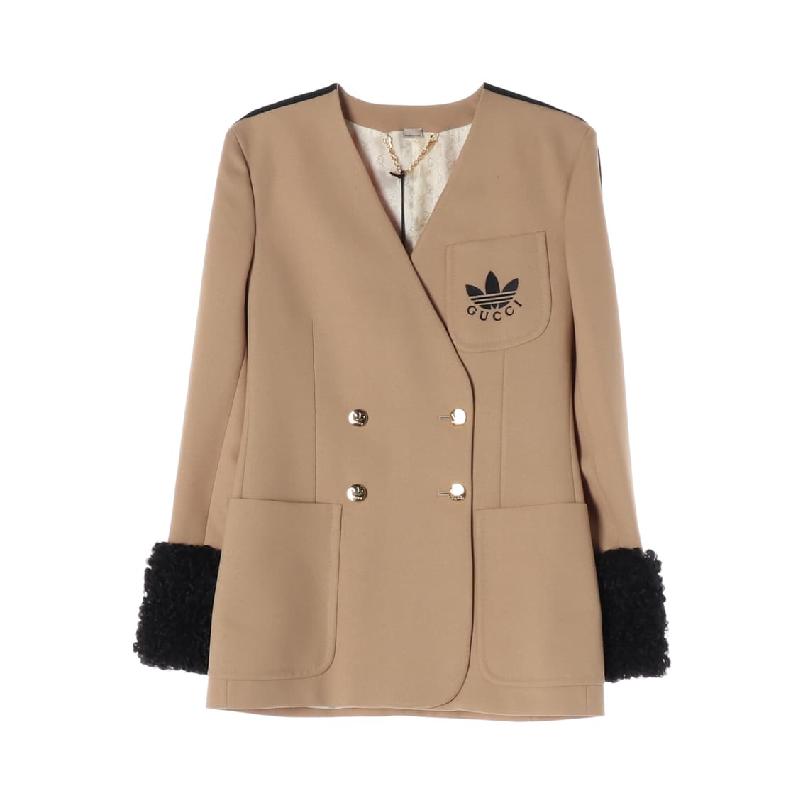 (새상품)아디다스 x 구찌 플루이드 드릴 코트 자켓 재킷 베이지
 상품이미지1