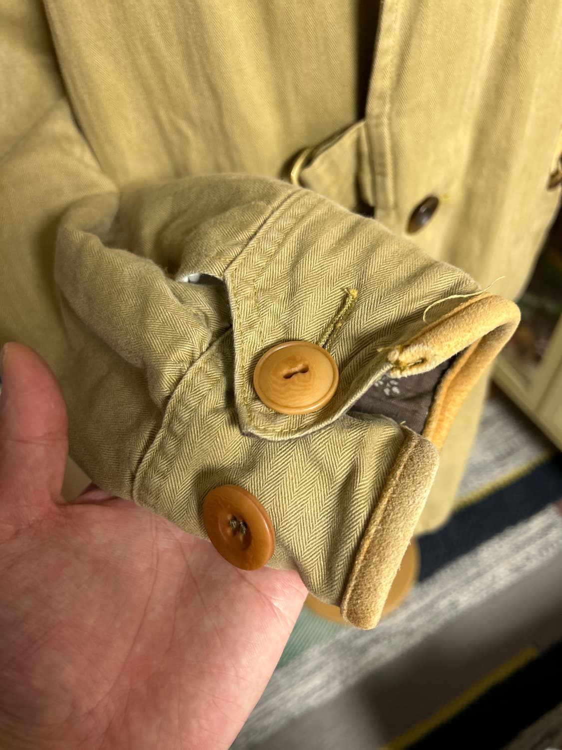 비즈빔 visvim 헨디 베이지 트렌치 코트 2 상품이미지6