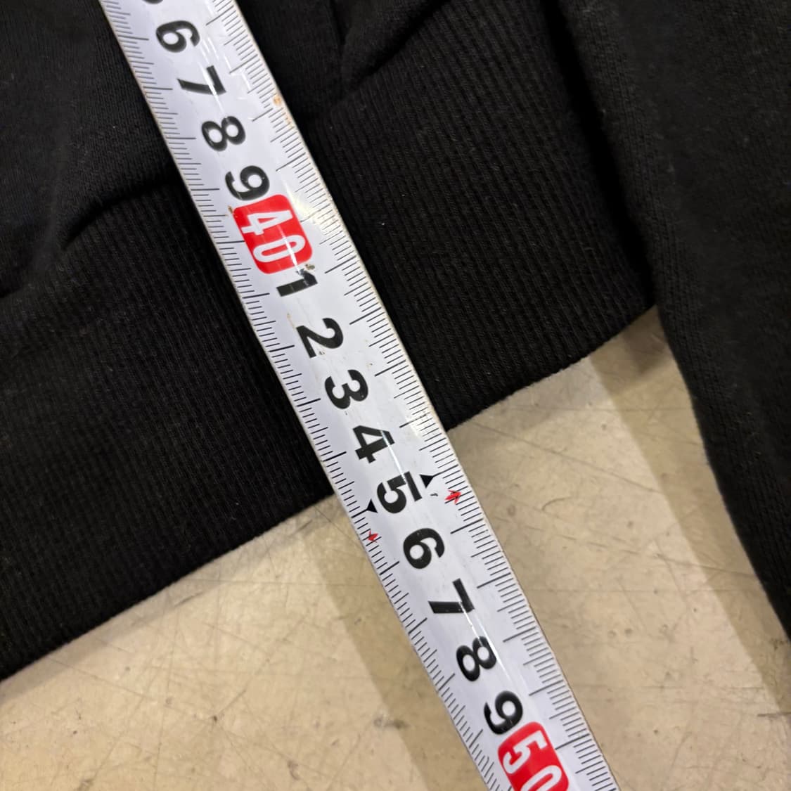 블랙 크롭 후드집업 상품이미지4