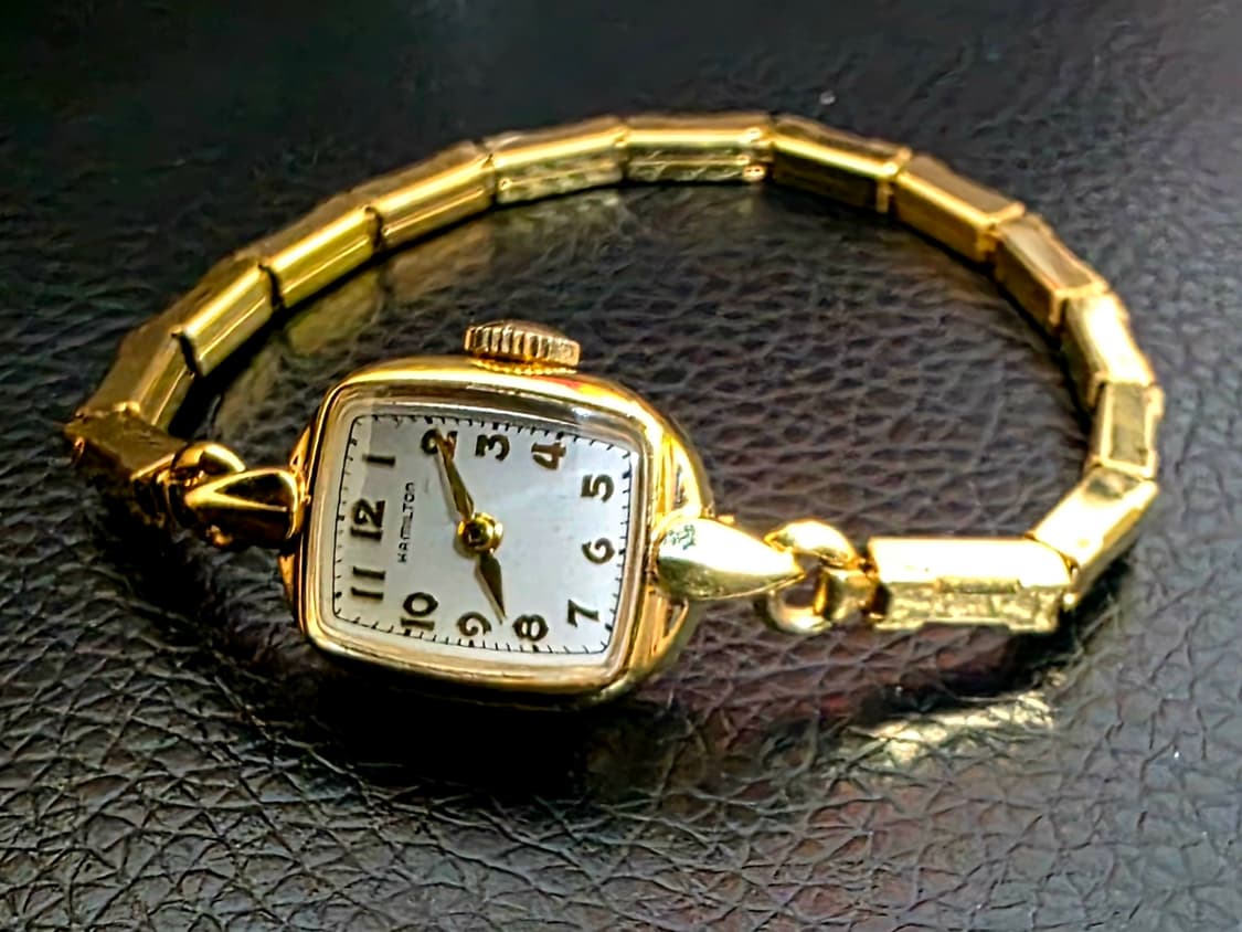 해밀턴 빈티지 금장 수동여성 시계 상품이미지3