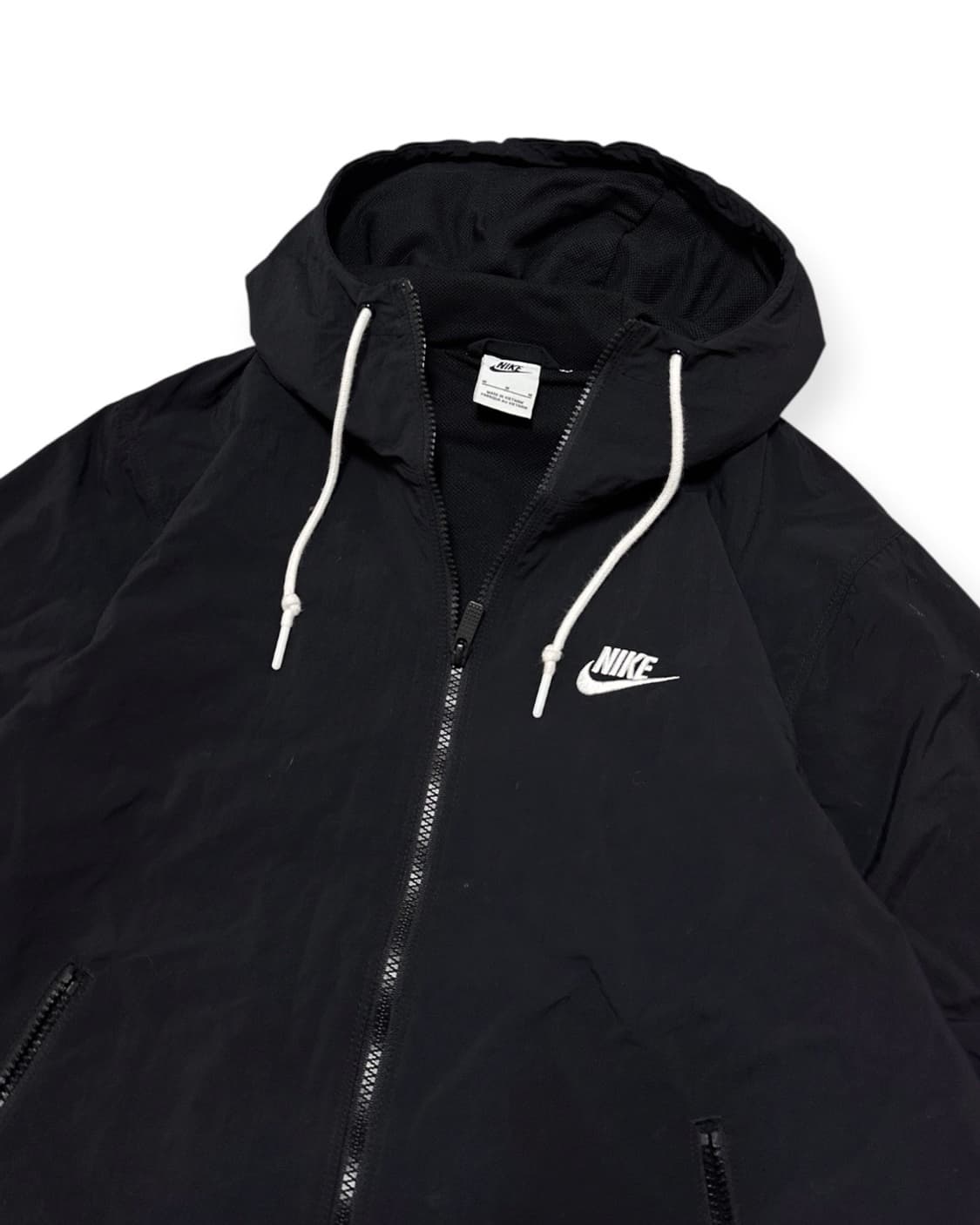 나이키 블랙 후드 투웨이 바람막이 상품이미지2