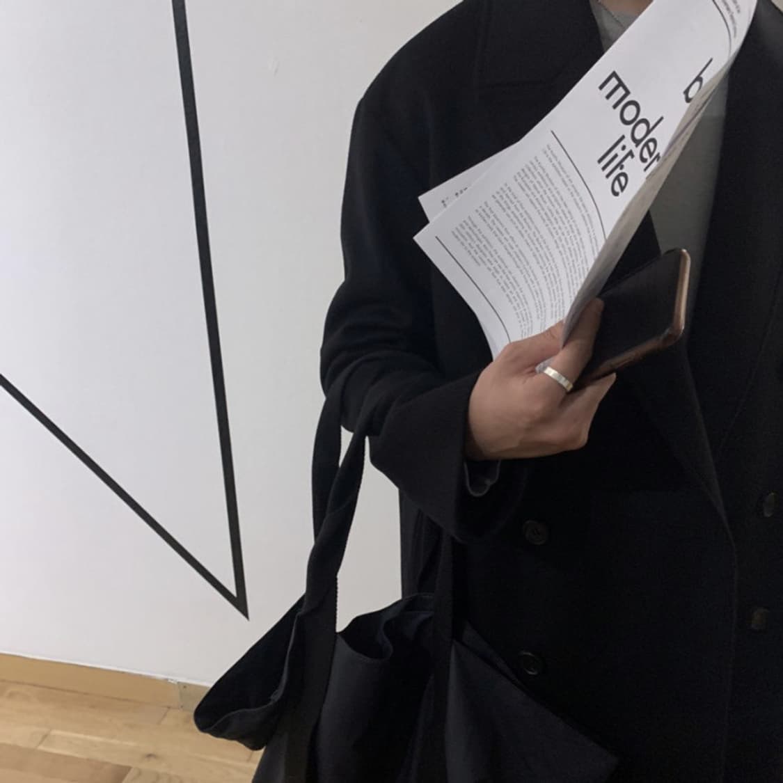 Mens) 925 Fade Silver Ring 상품이미지3