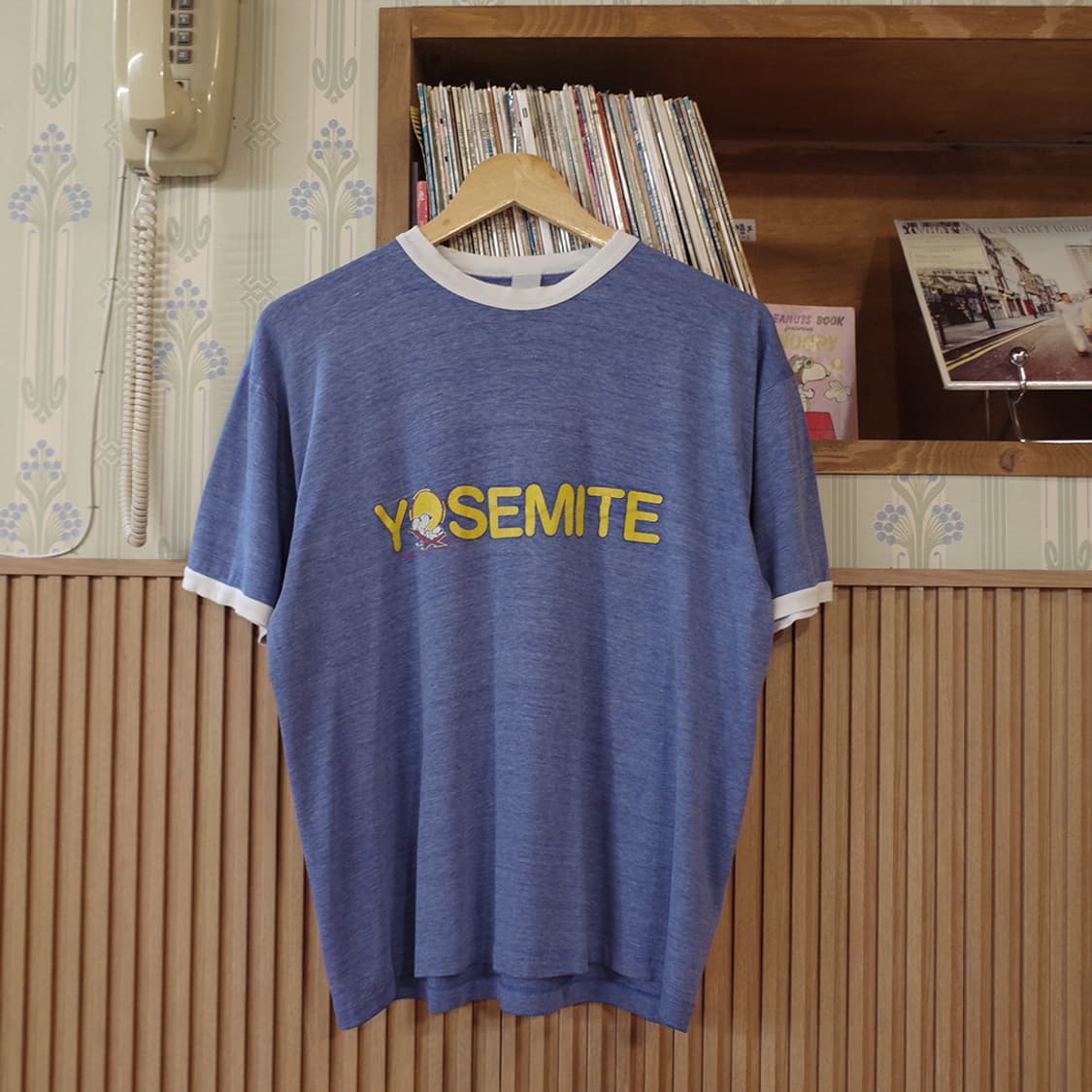 70~80's Snoopy YOSEMITE Ringer T-shirt 상품이미지1