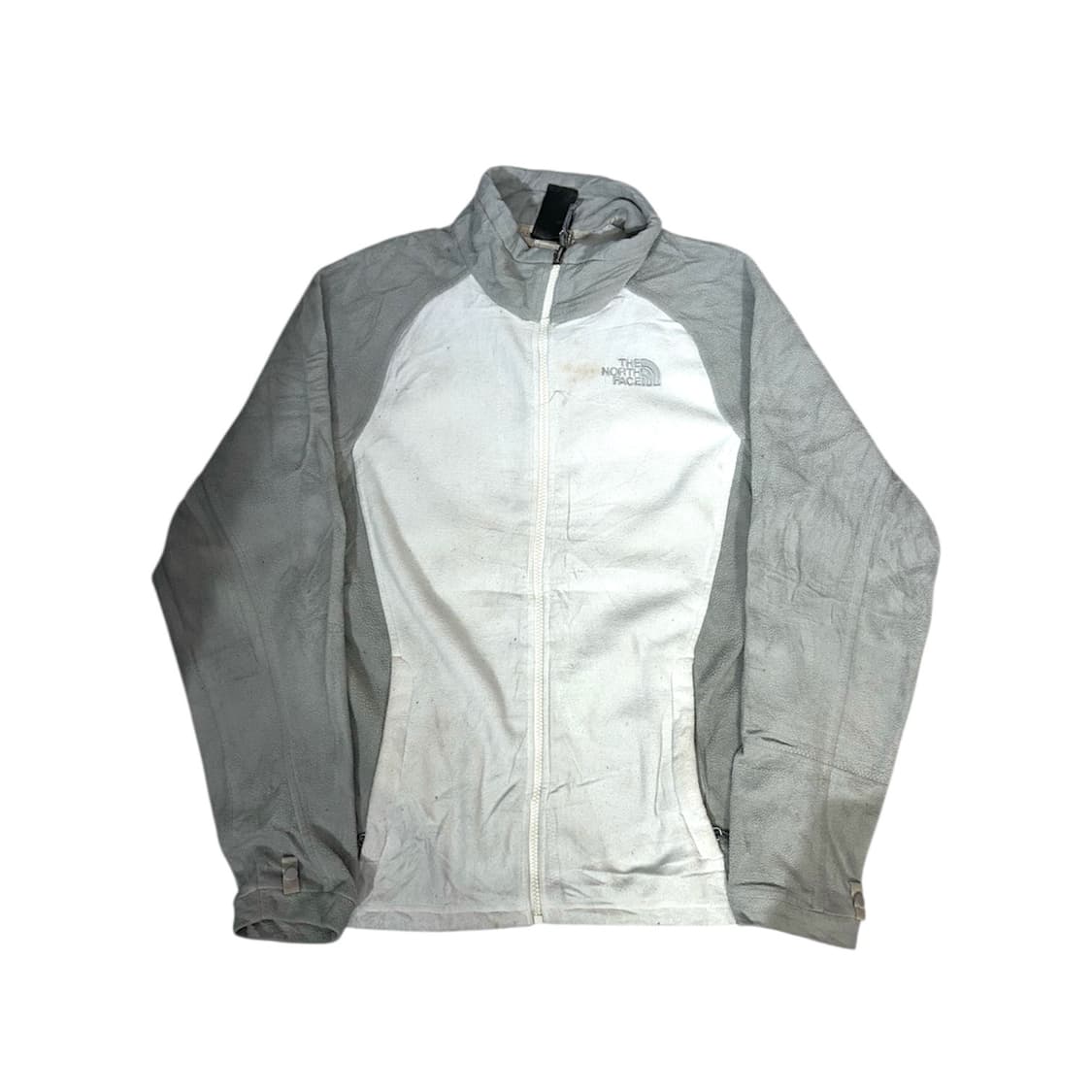 노스페이스 화이트 그레이 후리스 뽀글이 자켓  상품이미지5