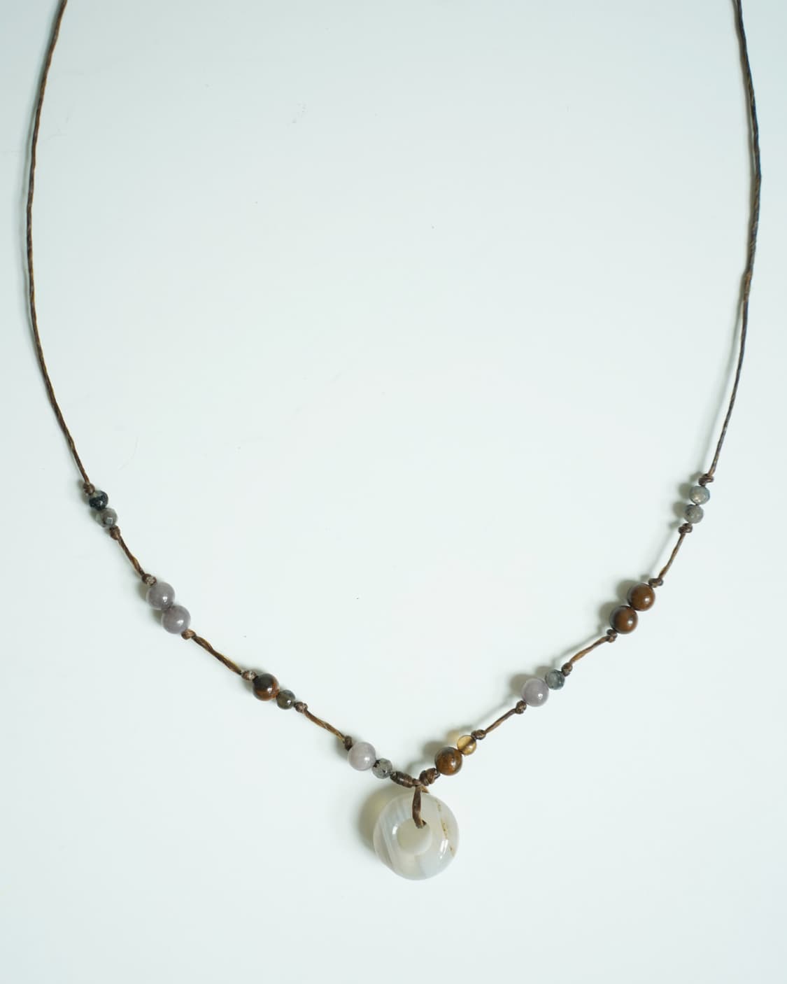 white donut necklace 화이트 도넛 핸드메이드 목걸이 상품이미지8