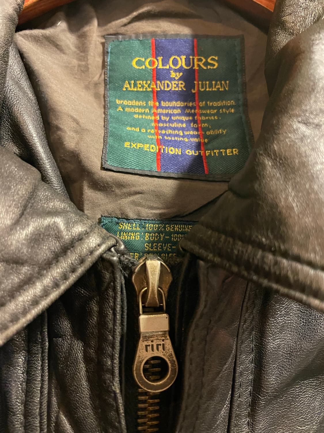 90s 알렉산더줄리앙 레더자켓 상품이미지3