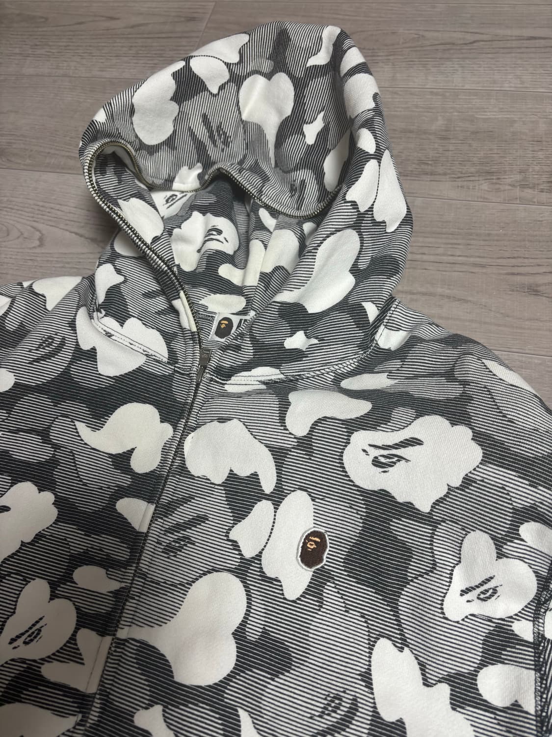 [L] 베이프 abc 카모 후드집업 상품이미지4