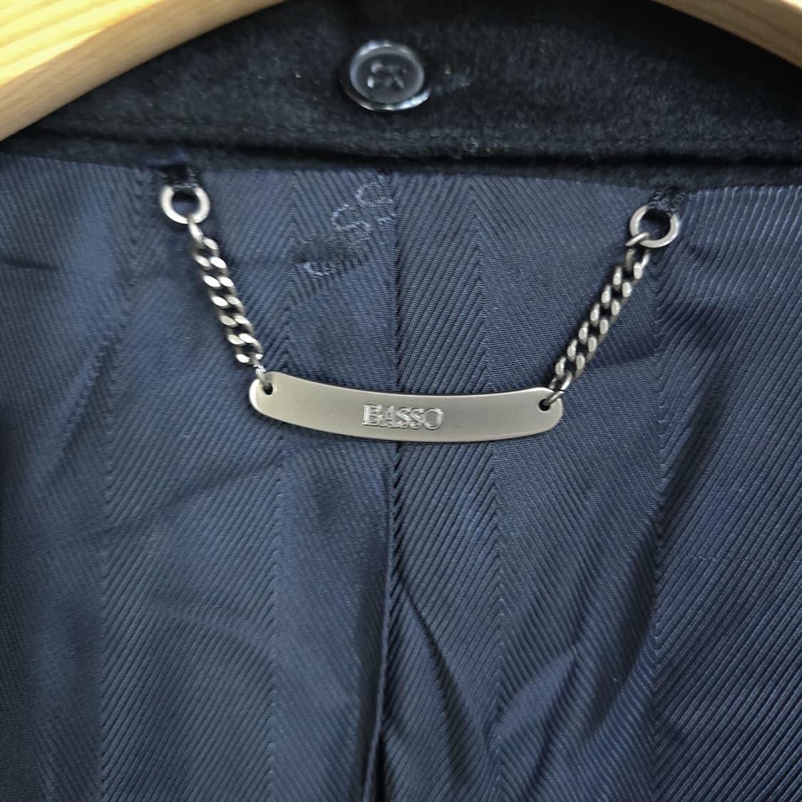 바쏘(BASSO) 캐시미어 밍크퍼 코트 105 상품이미지6