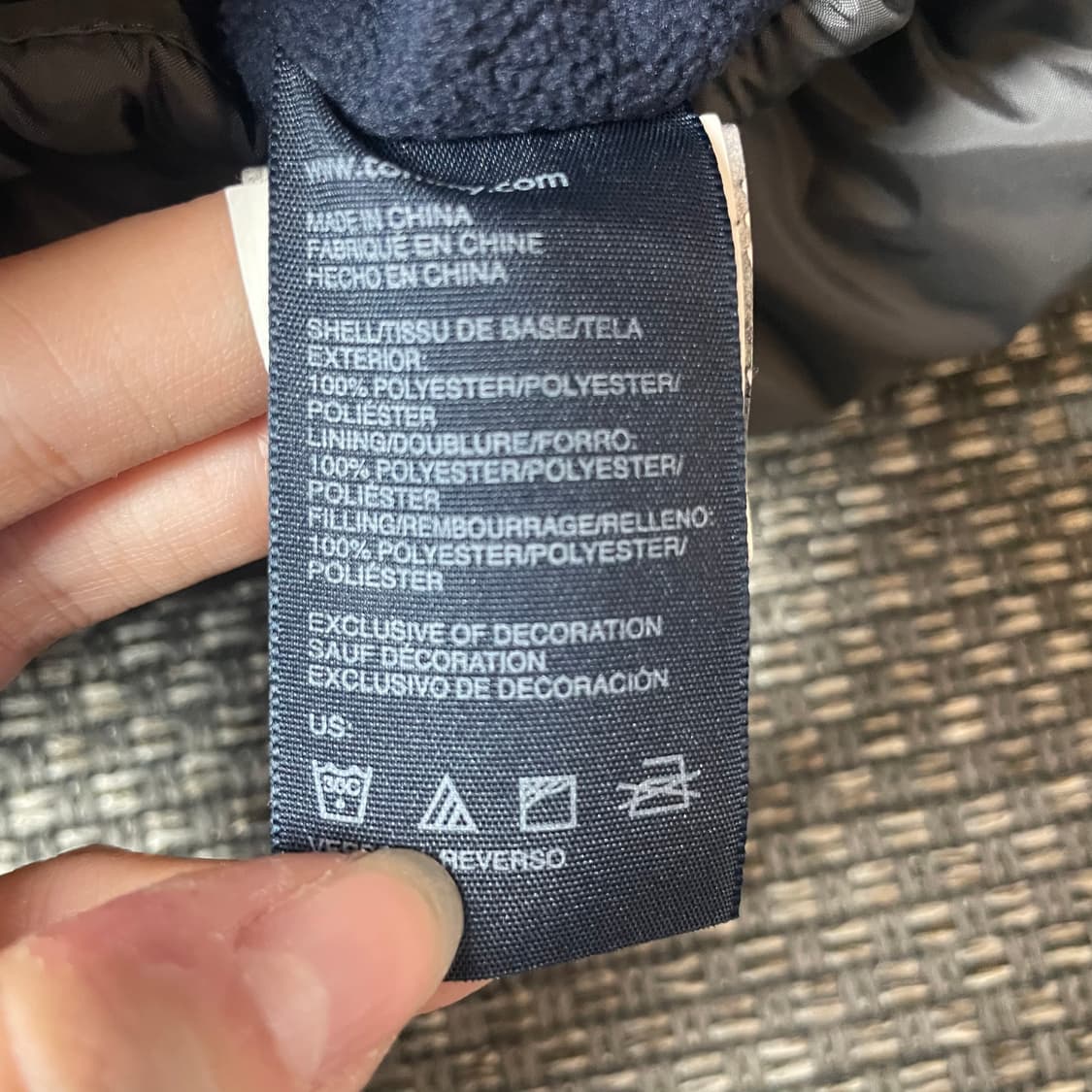 타미힐피거 미니로고 이너페디드 후드 패딩 L 상품이미지6