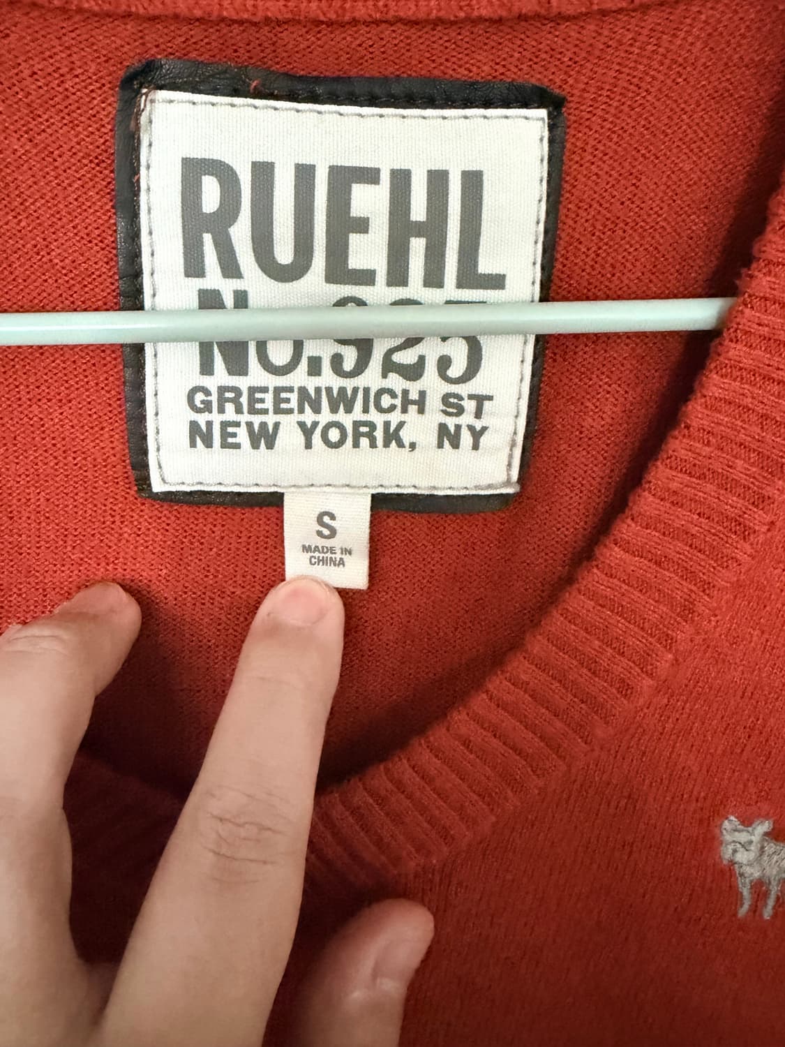 루엘 브이넥 니트 스웨터 S 상품이미지2