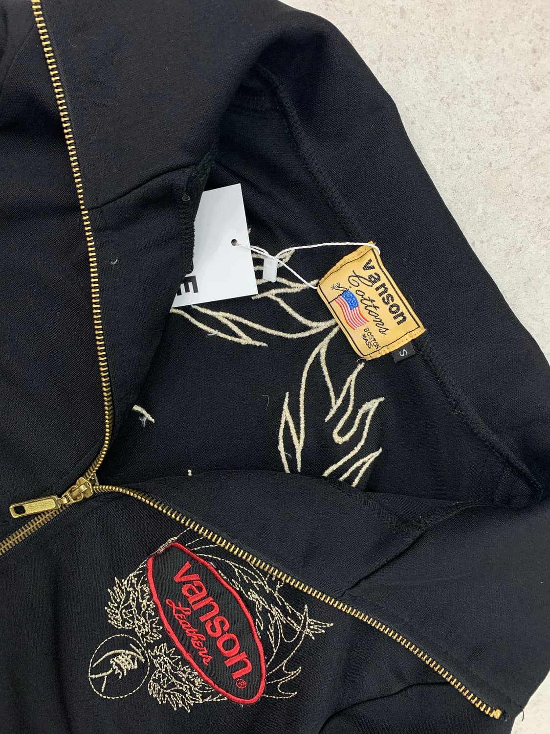 Vanson Leathers 밴슨 하이넥 집업 상품이미지3