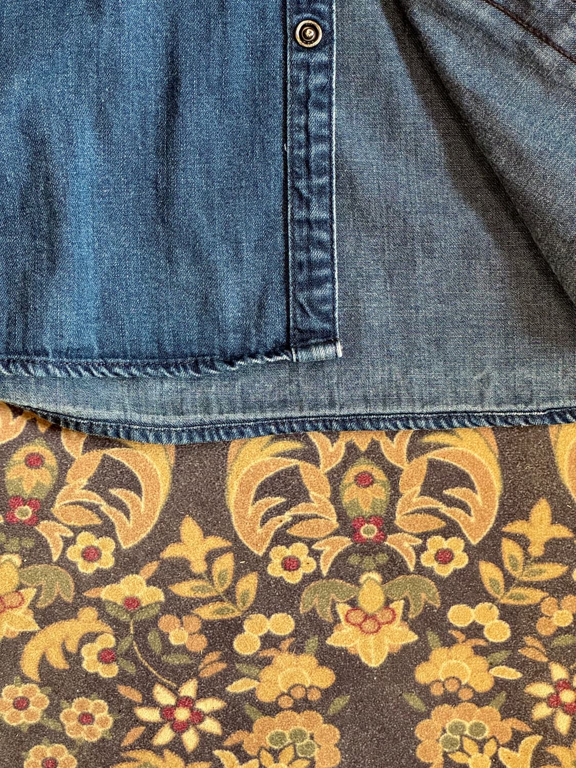 올드 갭 투톤 데님 웨스턴 셔츠 상품이미지5