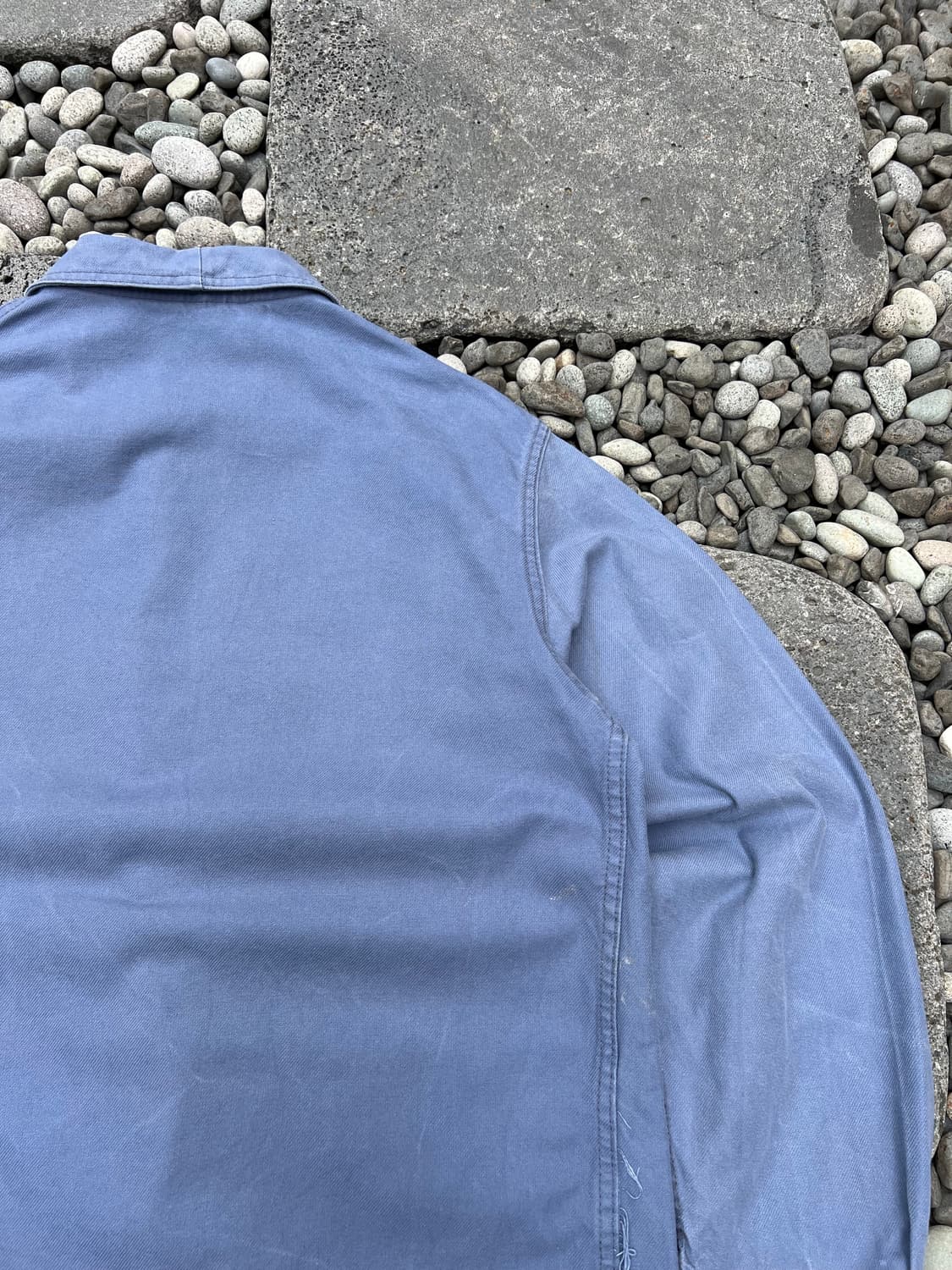 OLD WASHING BLUE VINTAGE FRENCH 프렌치워크자켓 상품이미지10