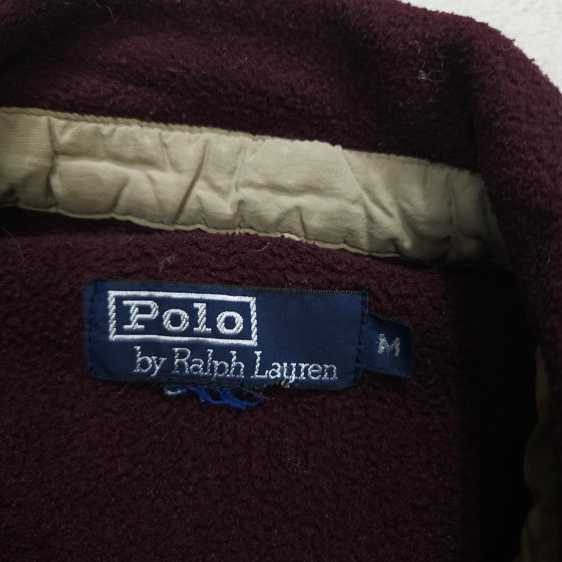 90s 폴로 랄프 로렌 폴라텍 후리스 블루종 M 상품이미지8
