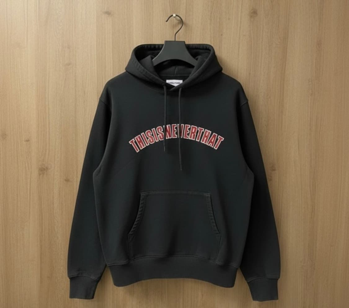 디스이즈네버댓 [정품] 후드티 자수 로고 스웻셔츠 M(103) 상품이미지1