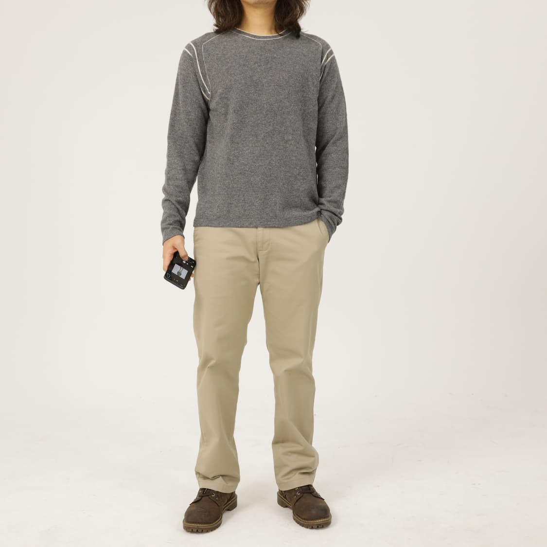 클럽모나코 램스울 라운드 니트 상품이미지8