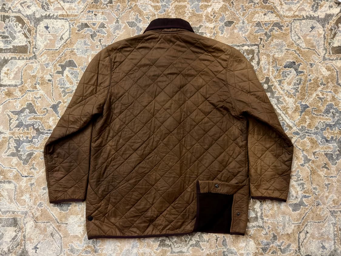 [바버] 90s 빈티지 D212 듀라코튼 폴라퀼트 자켓 (XL/오버핏) 상품이미지8