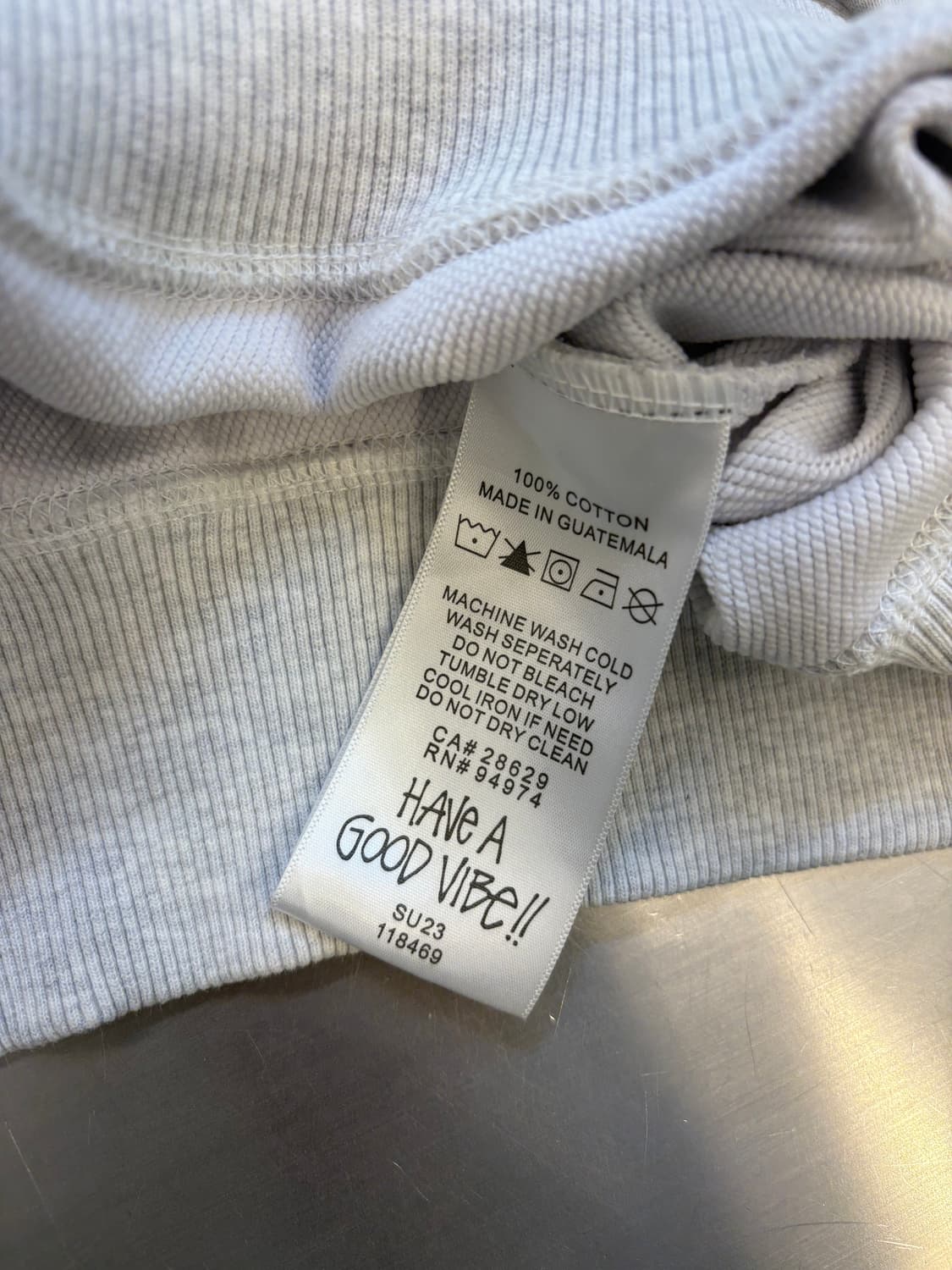 스투시 베이직 로고 크루넥 스웻셔츠 상품이미지4