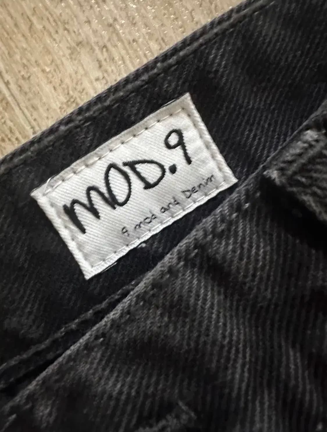 모드나인 나이트레인 데님팬츠 29 (택 안뜯음) 상품이미지2