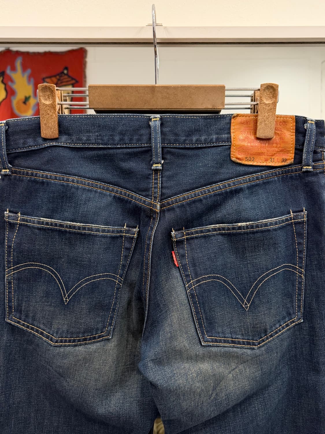 Levis 리바이스 502 셀비지 데님 팬츠 (32inch) 상품이미지6