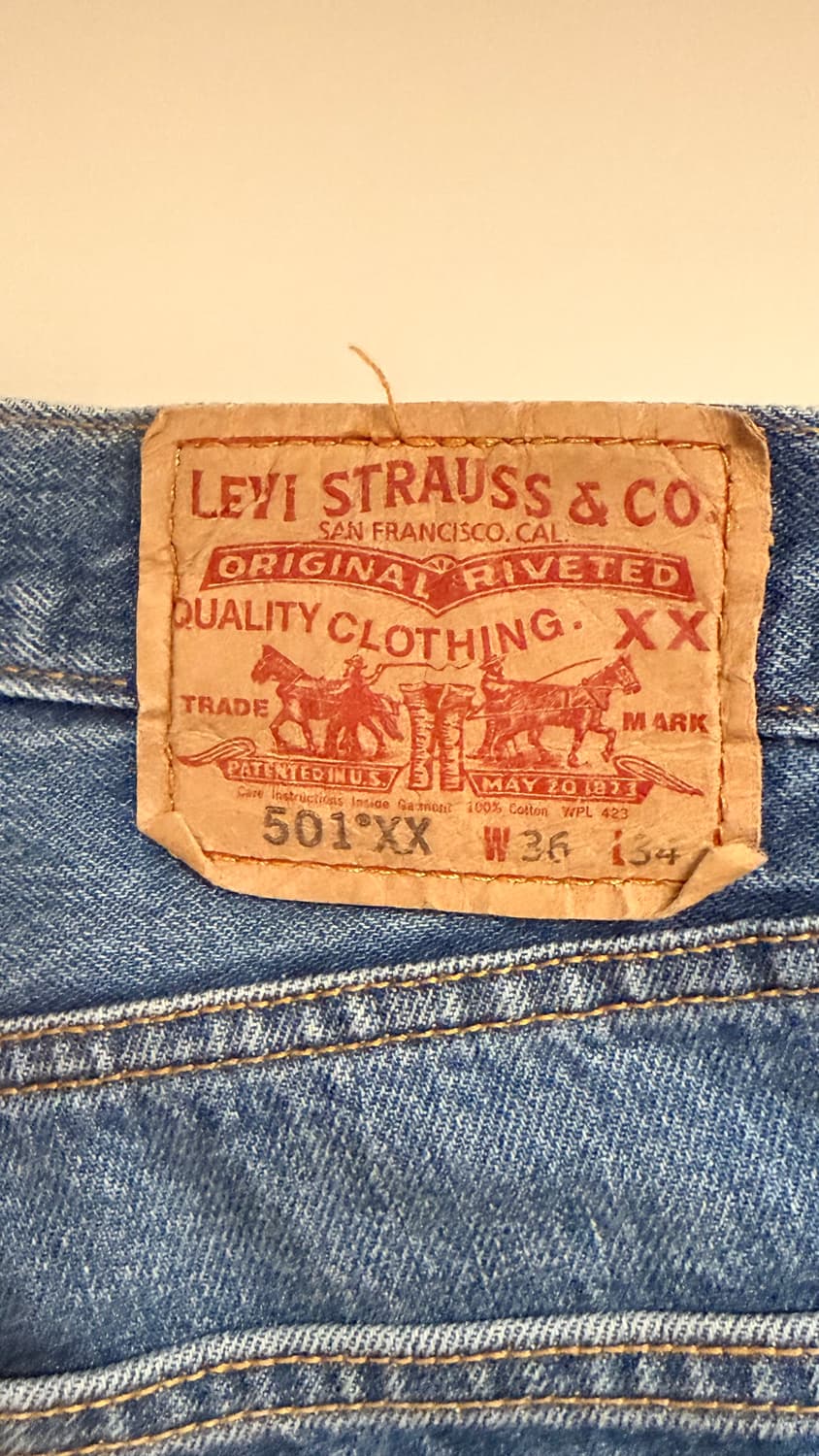 리바이스 501xx 00's 연청 데님팬츠 상품이미지5