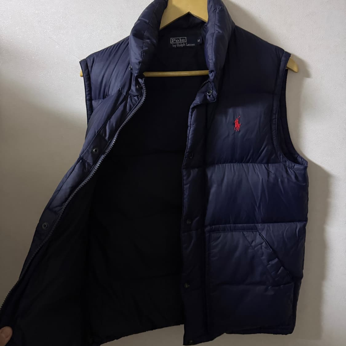 폴로 랄프로렌 로고 오리털 패딩 베스트 M (77,남성 95) 상품이미지8