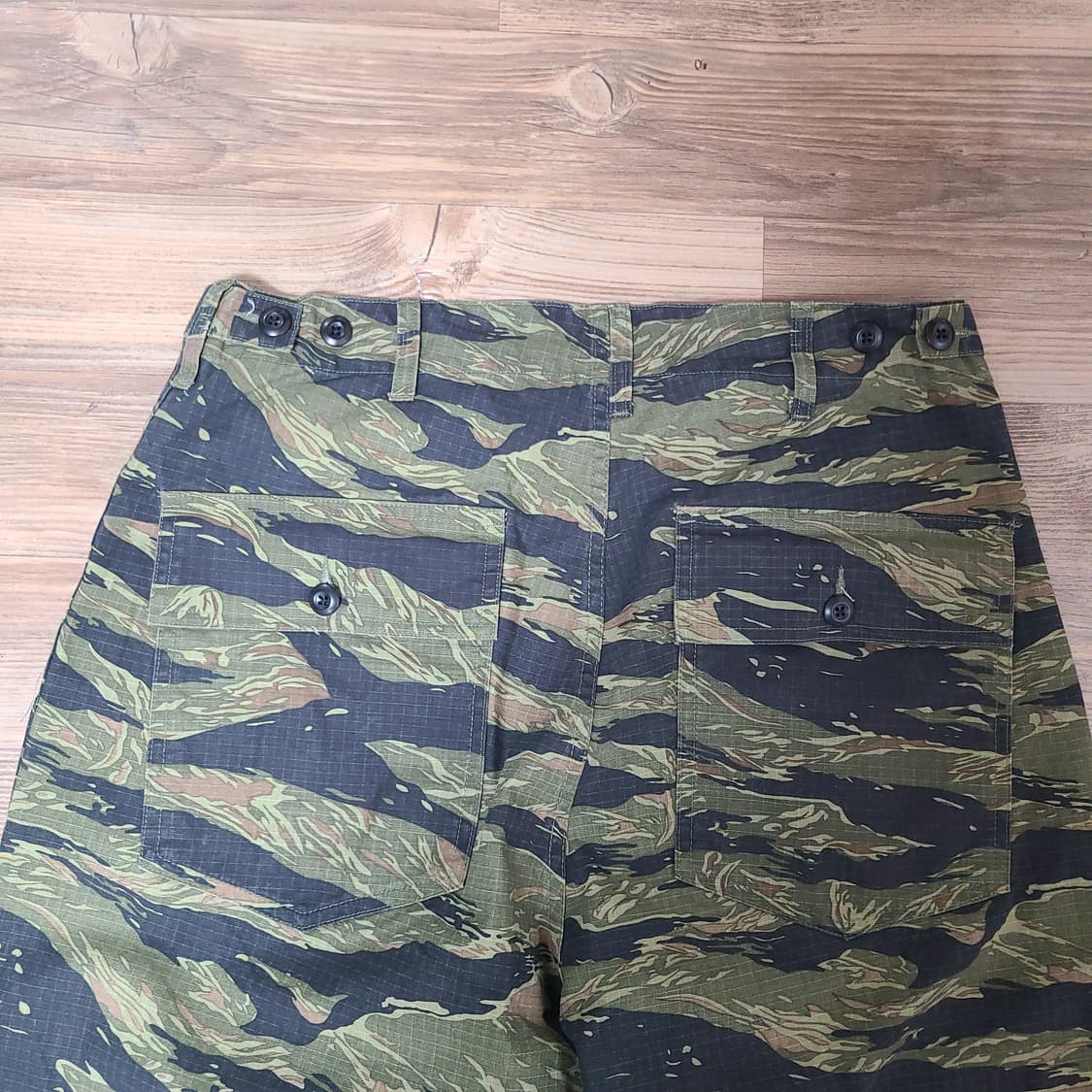 [M 새상품] 아웃스탠딩 퍼티그 카모 립스탑 팬츠 바지 상품이미지5