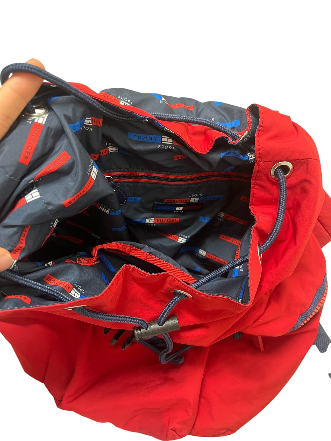 타미 힐피거 스포츠 레드 미니 백팩 상품이미지4