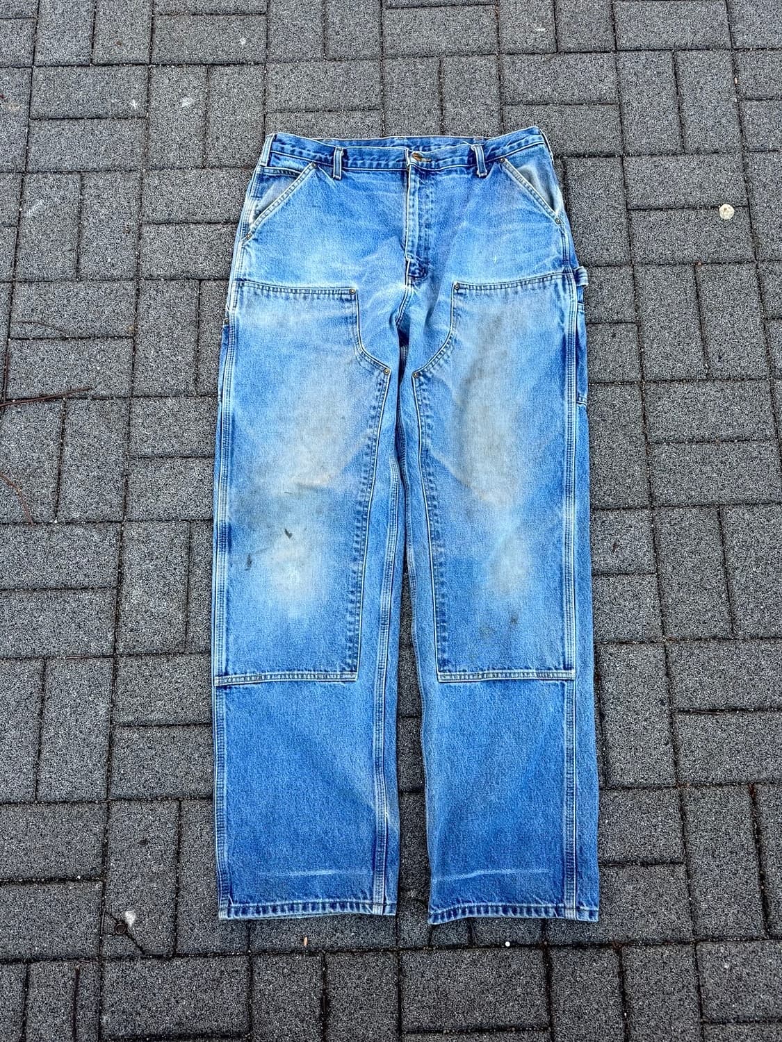 [38] 칼하트 b73 데님 더블니 팬츠 상품이미지1