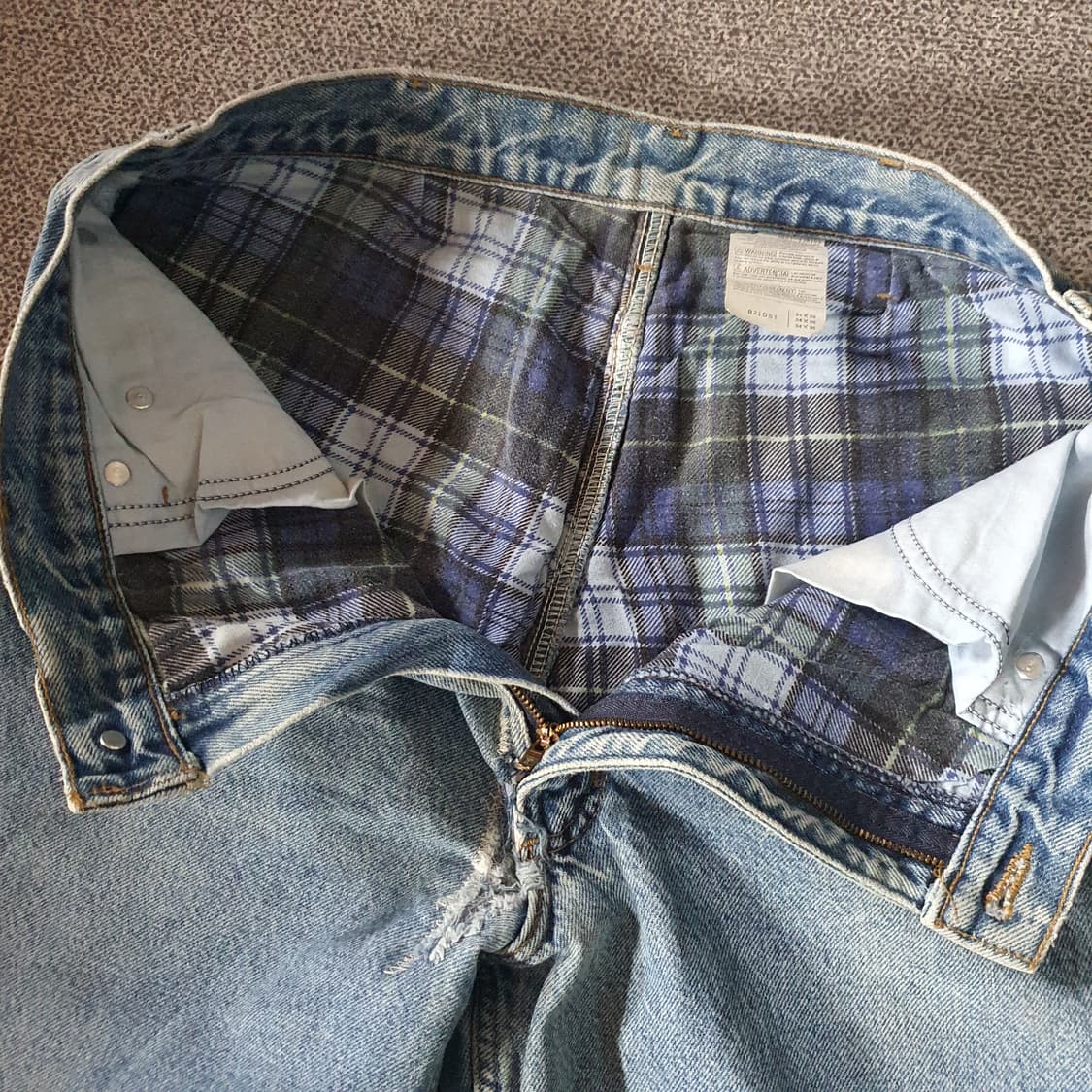 00s칼하트 빈티지 헤비 데님 팬츠 No.53 상품이미지5