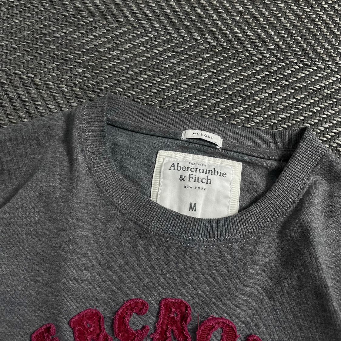 아베크롬비 y2k 무스 빅로고 롱슬리브y 4147 상품이미지5